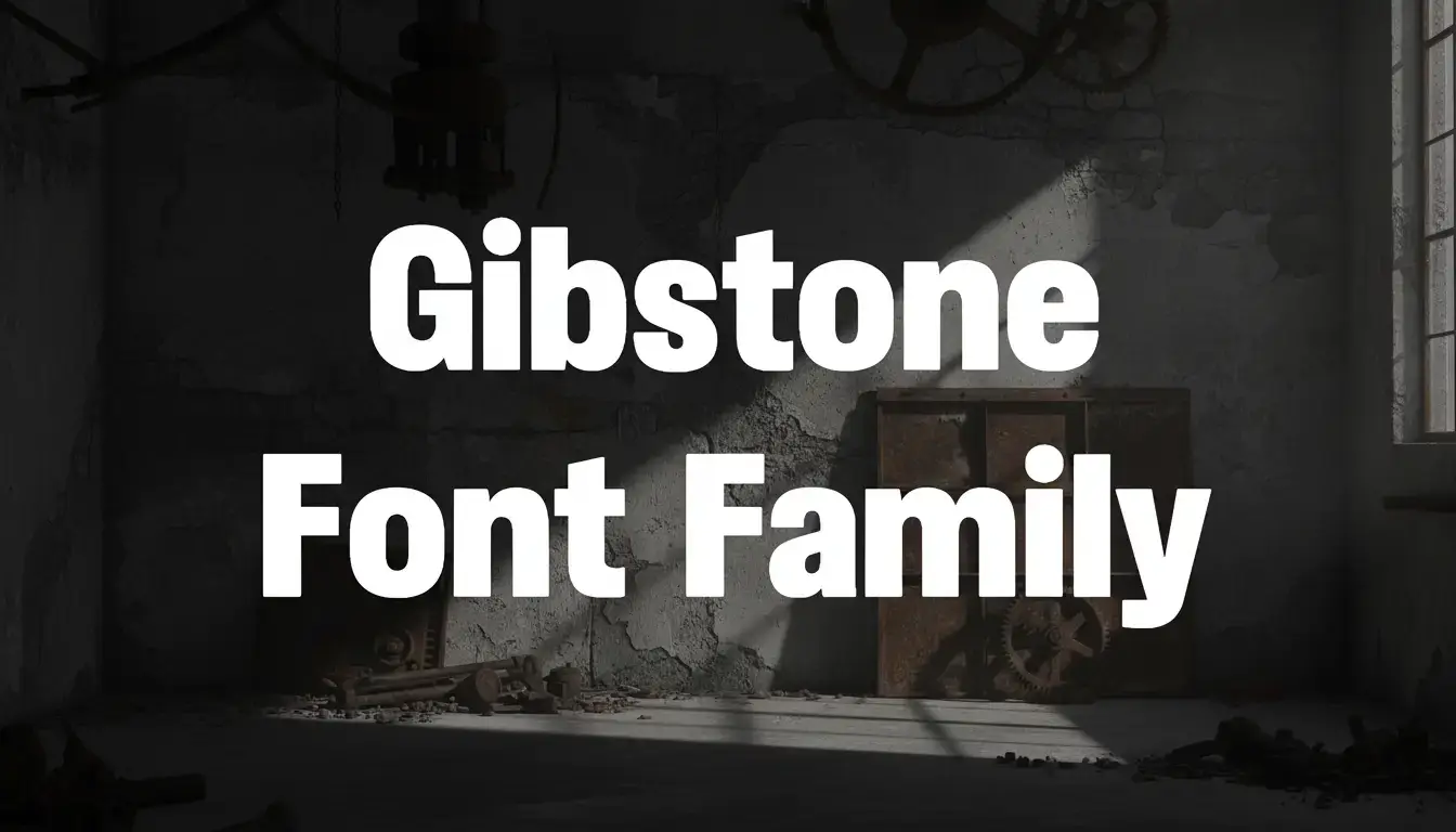 Gibstone Font