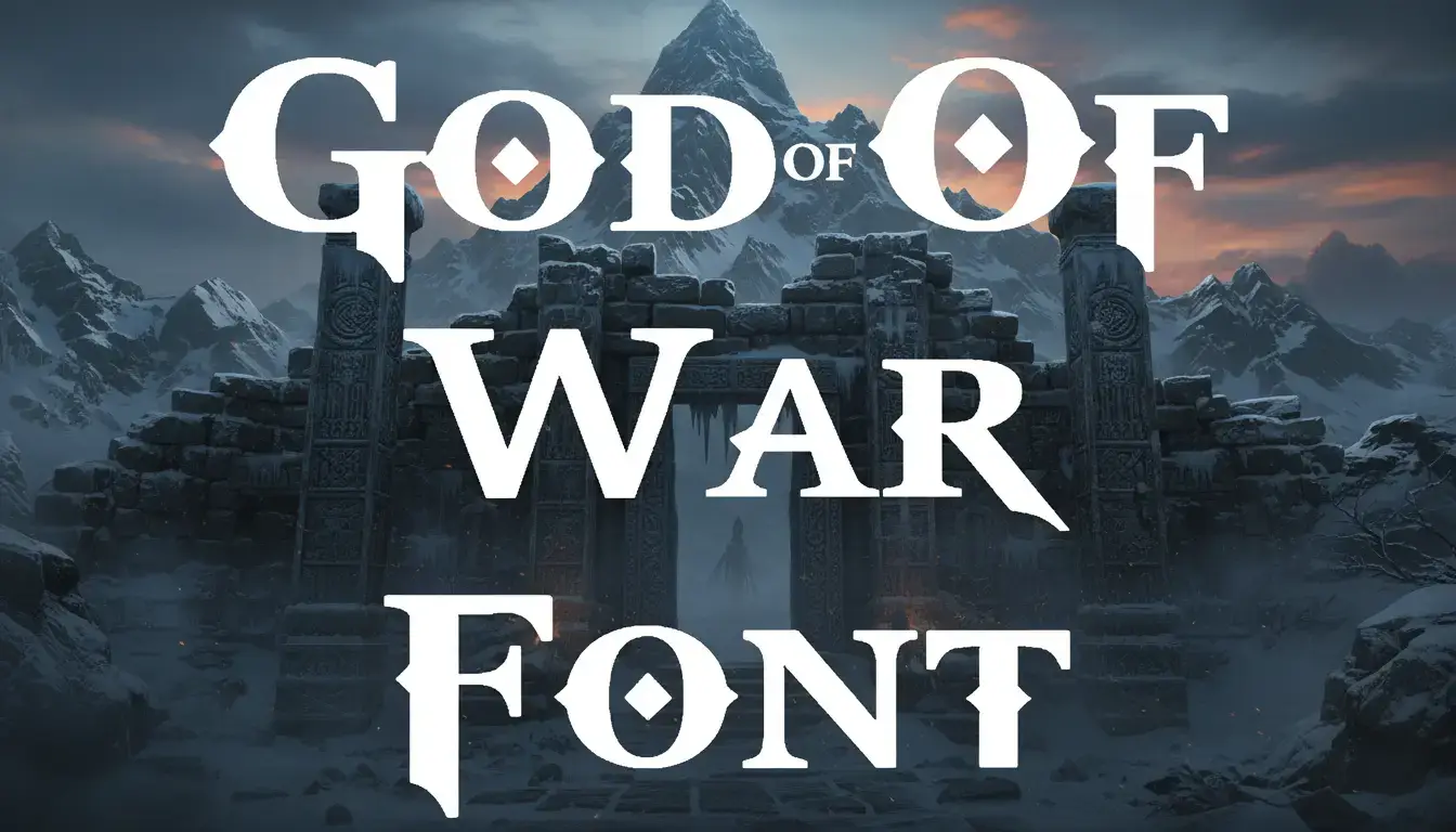 God Of War Font