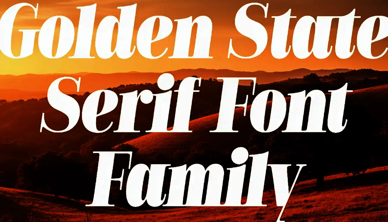 Golden State Serif Font Family