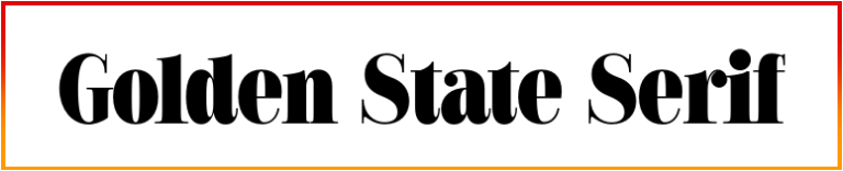 Golden State Serif Font free download