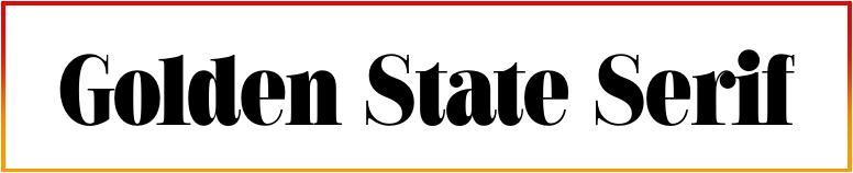 Golden State Serif Font free download
