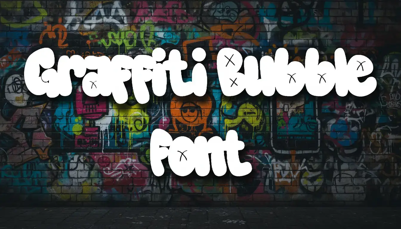 Graffiti Bubble Font