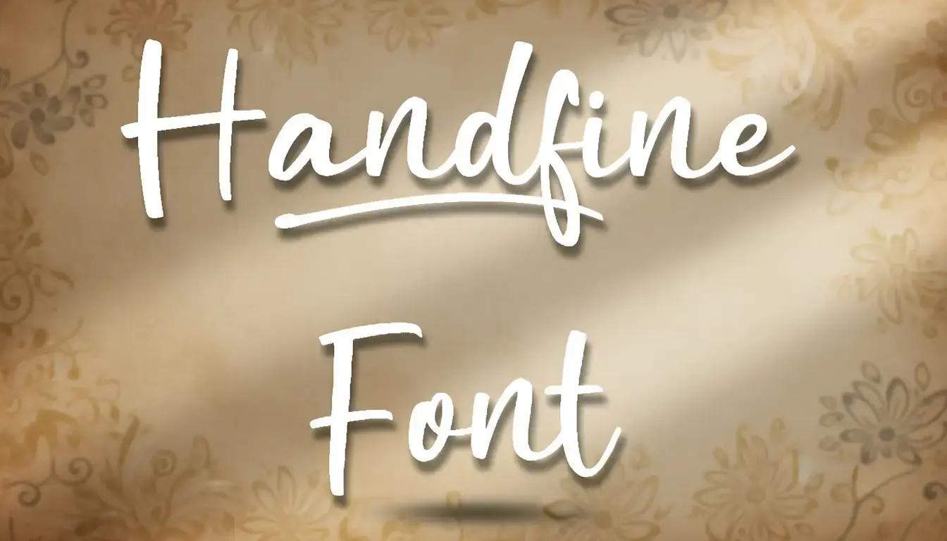 Handfine Font