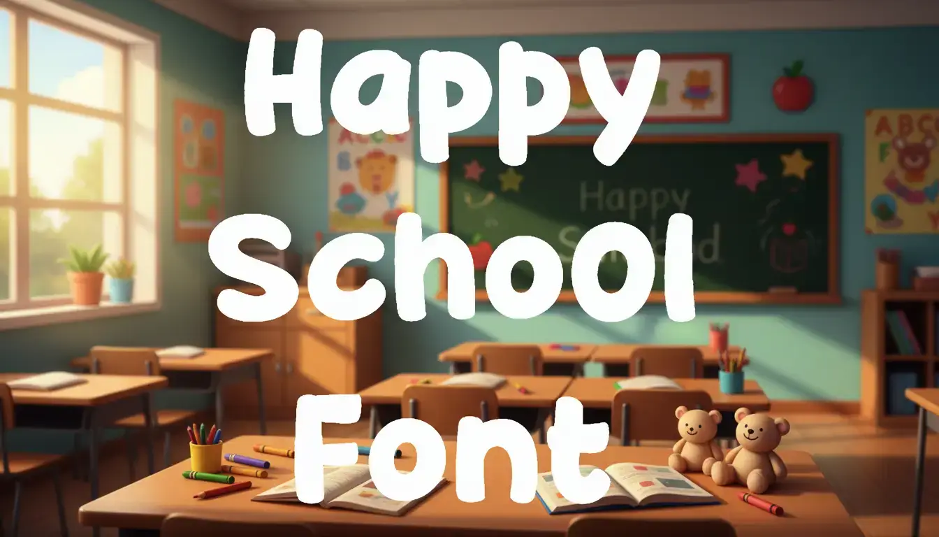 Happy School Font