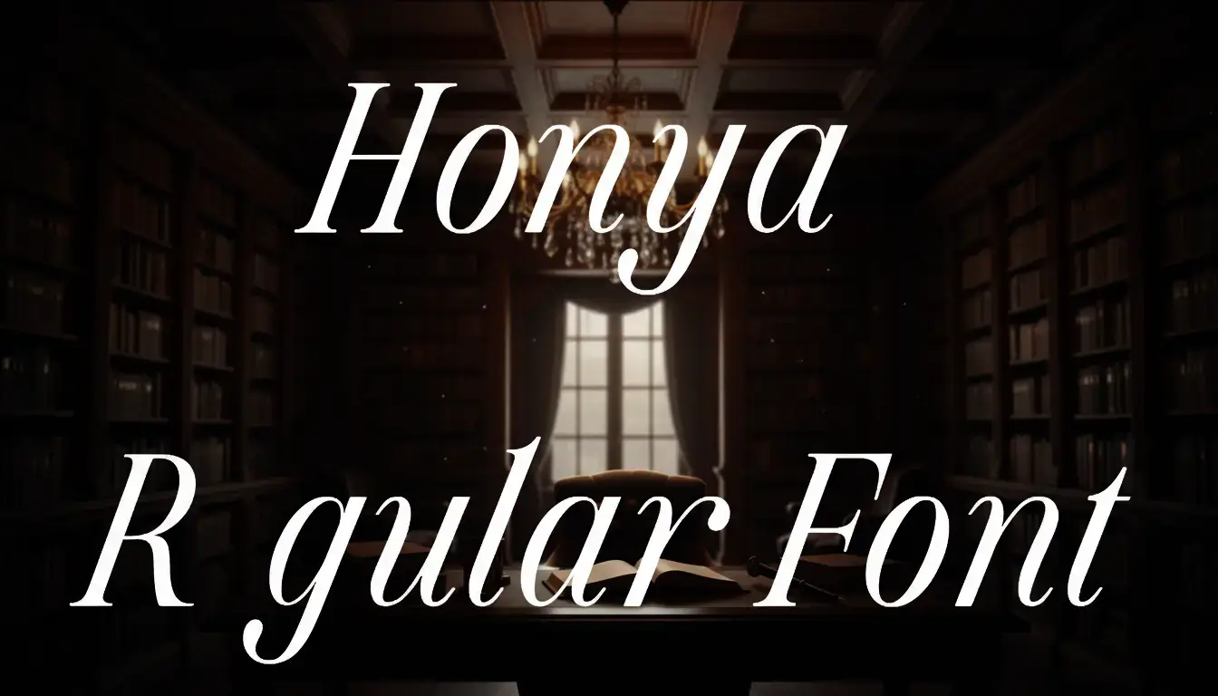 Honya Regular Font