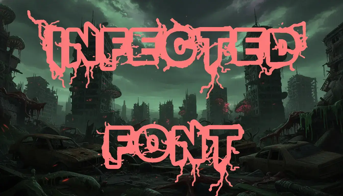 Infected Font