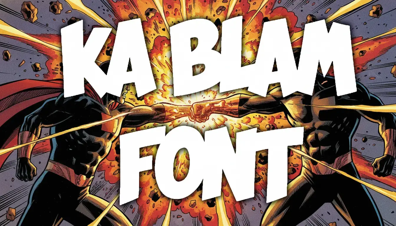 KA BLAM FONT