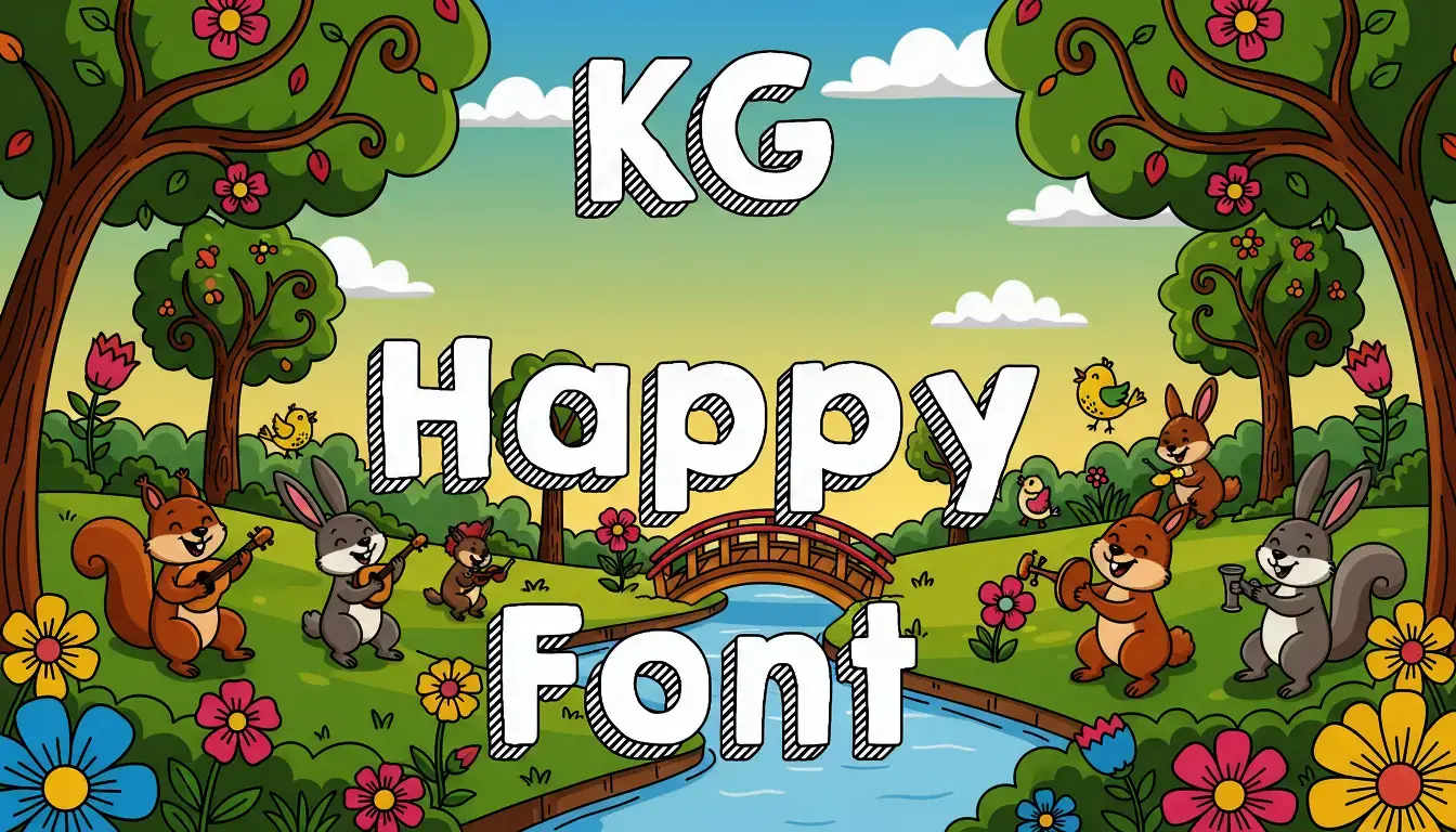 KG Happy Font