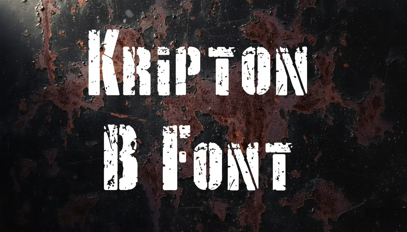 Kripton B Font