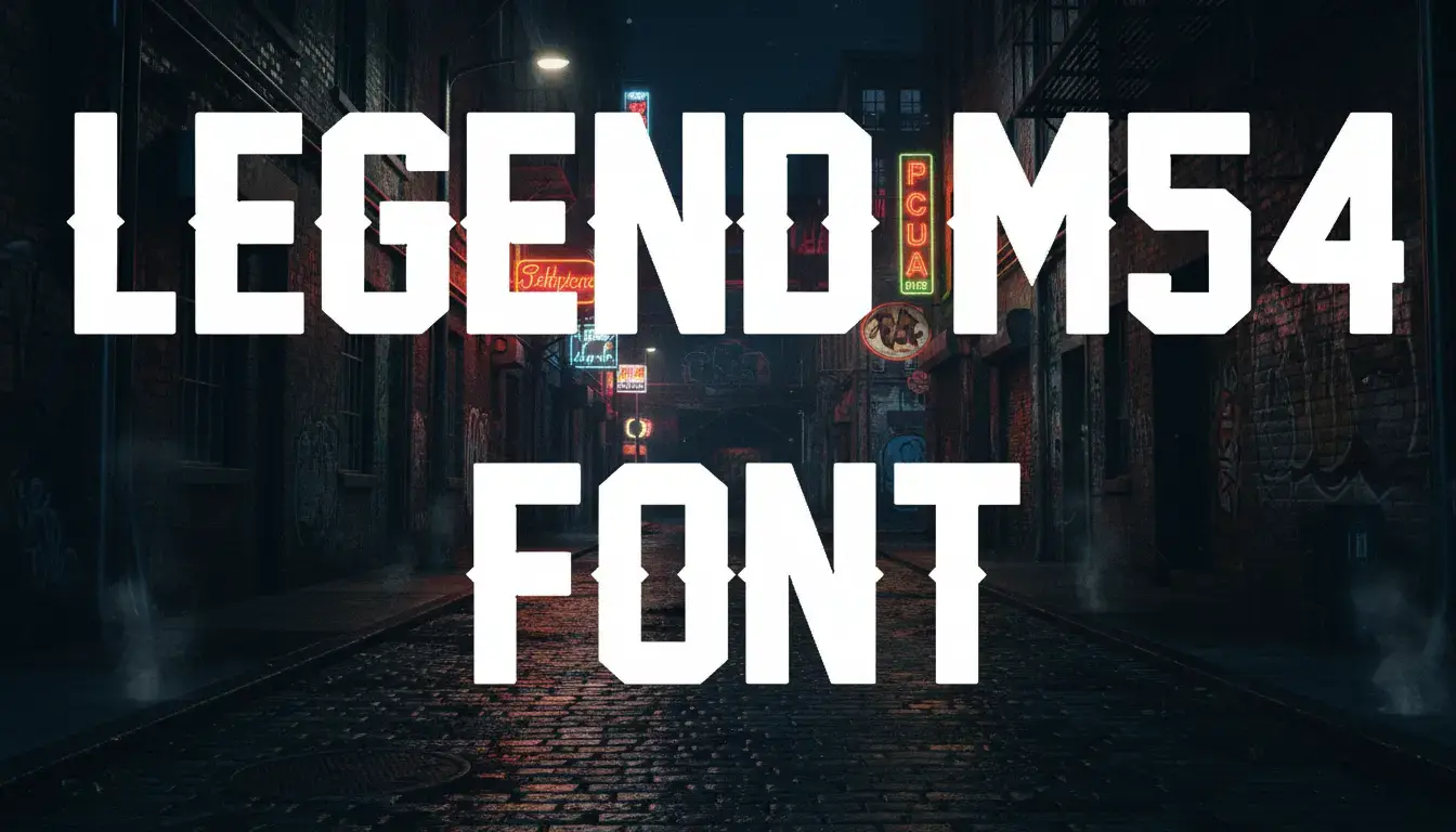Legend M54 Font