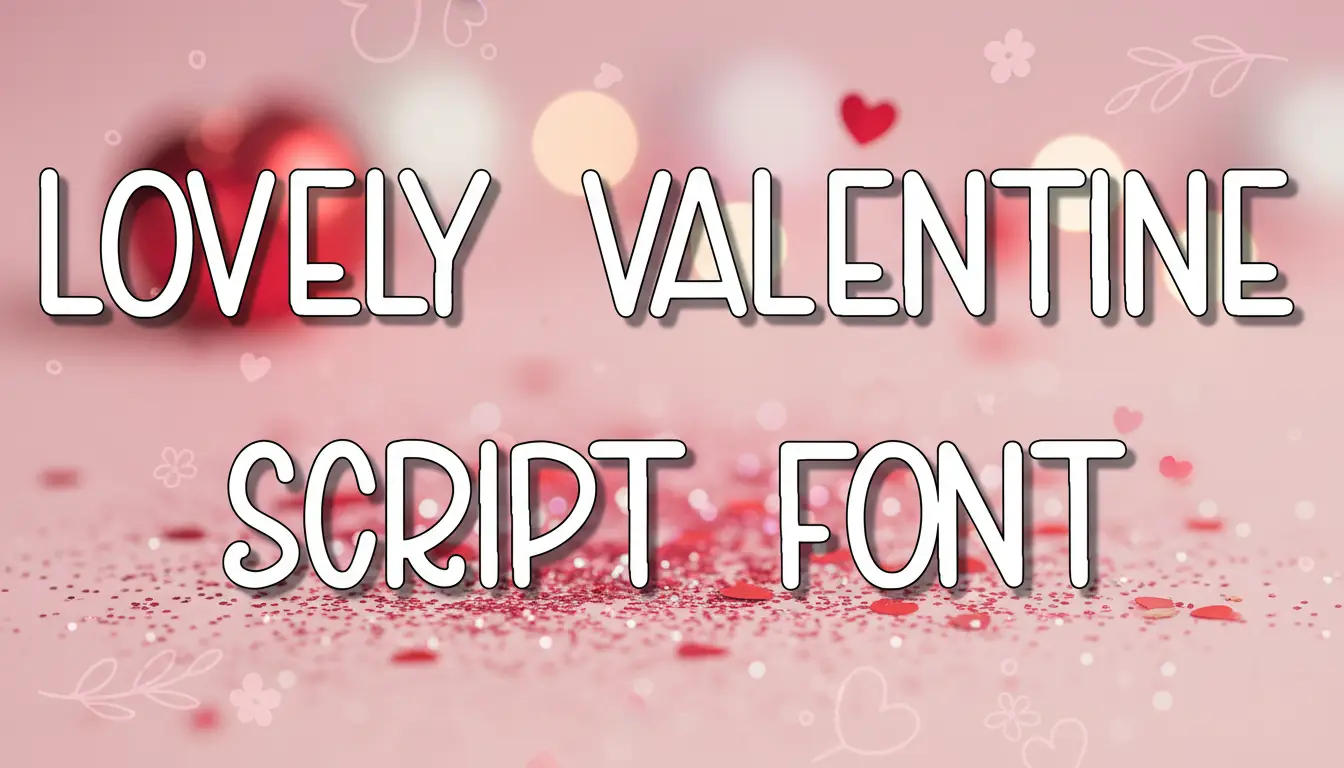 Lovely Valentine Script Font
