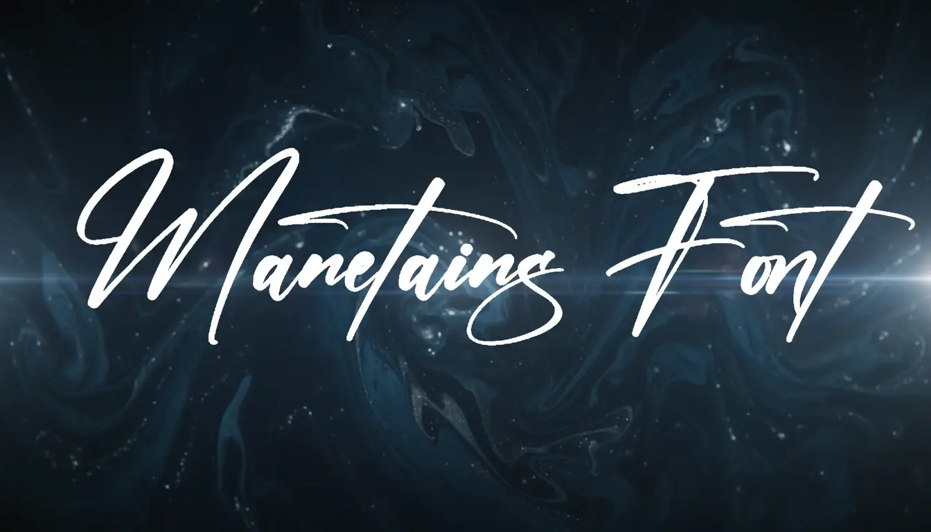 Manetains Font
