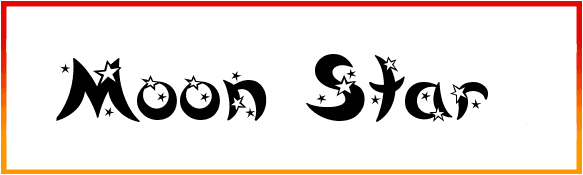 Moon Star Font free Download