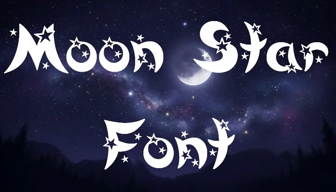 Moon Star Font