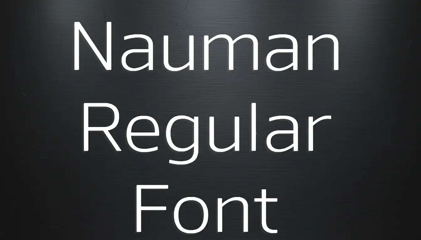 Nauman Regular Font