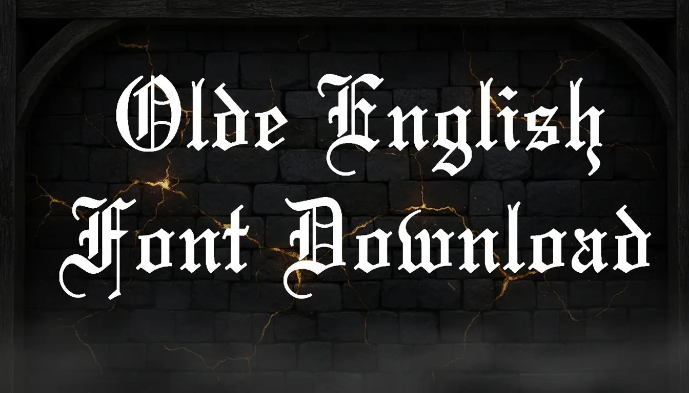 Olde English Font Download