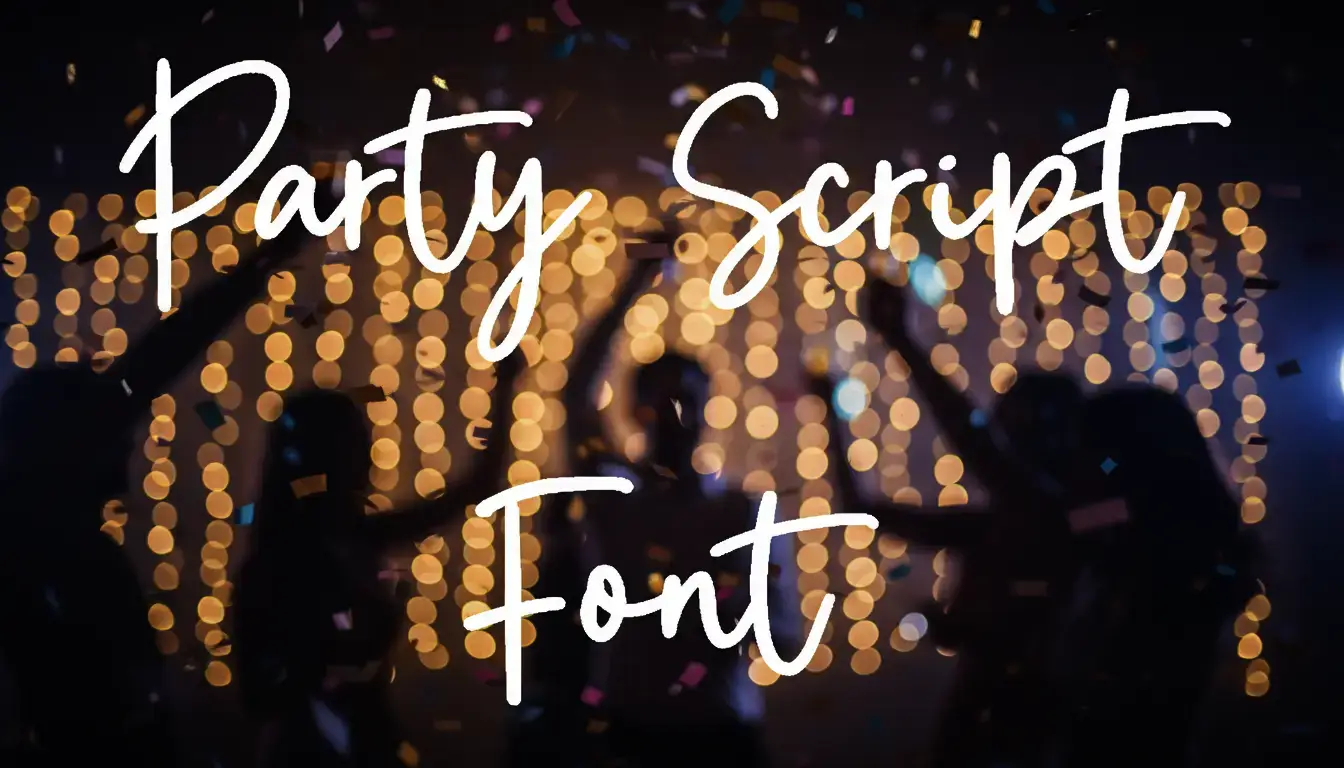 Party Script Font