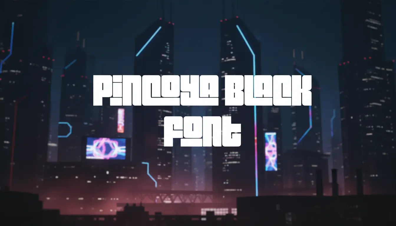 Pincoya Black Font