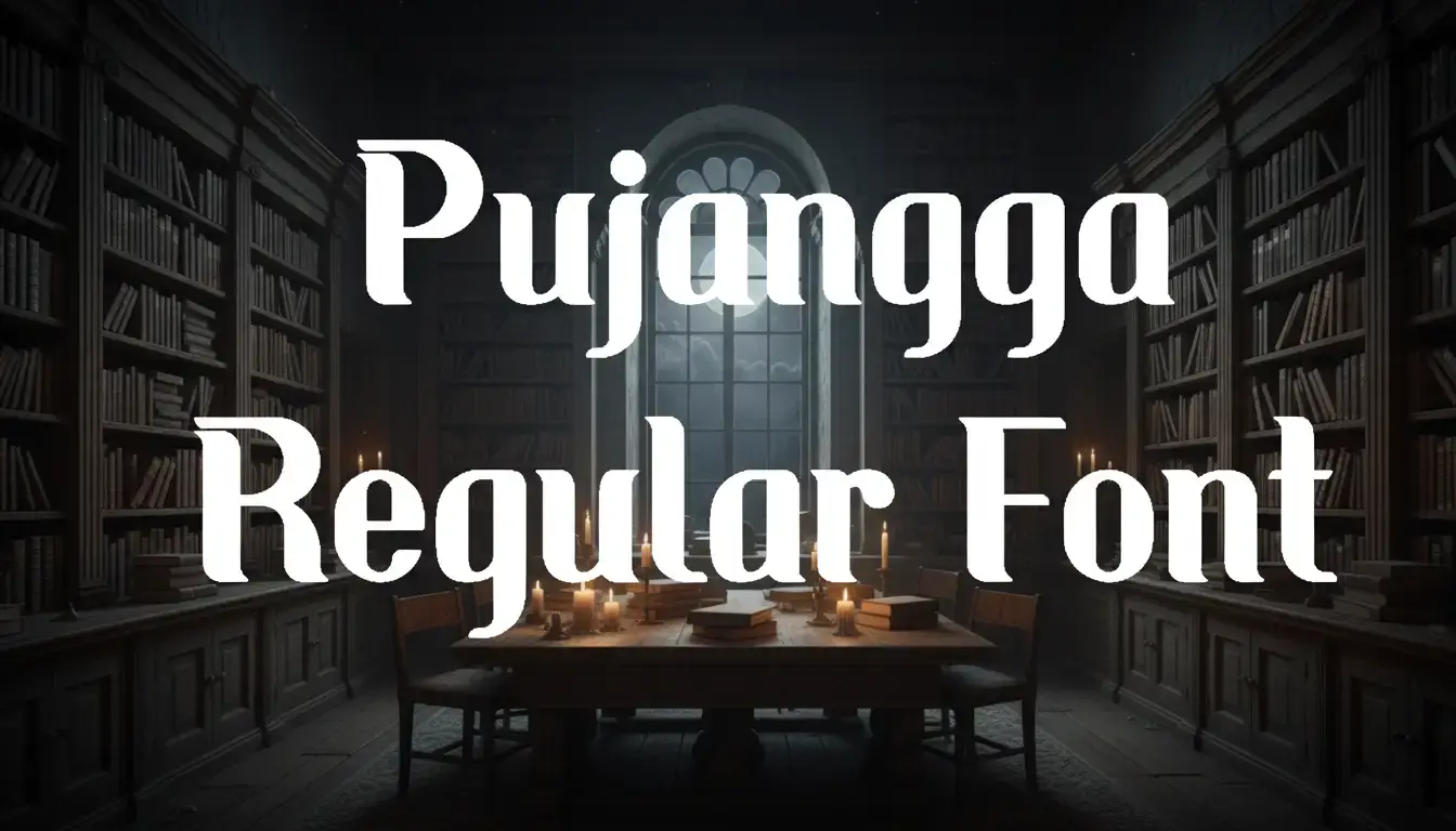 Pujangga Regular Font