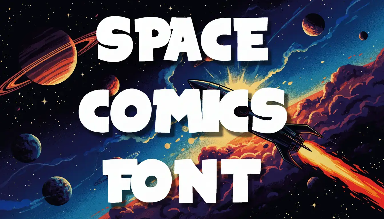 Space Comics Font