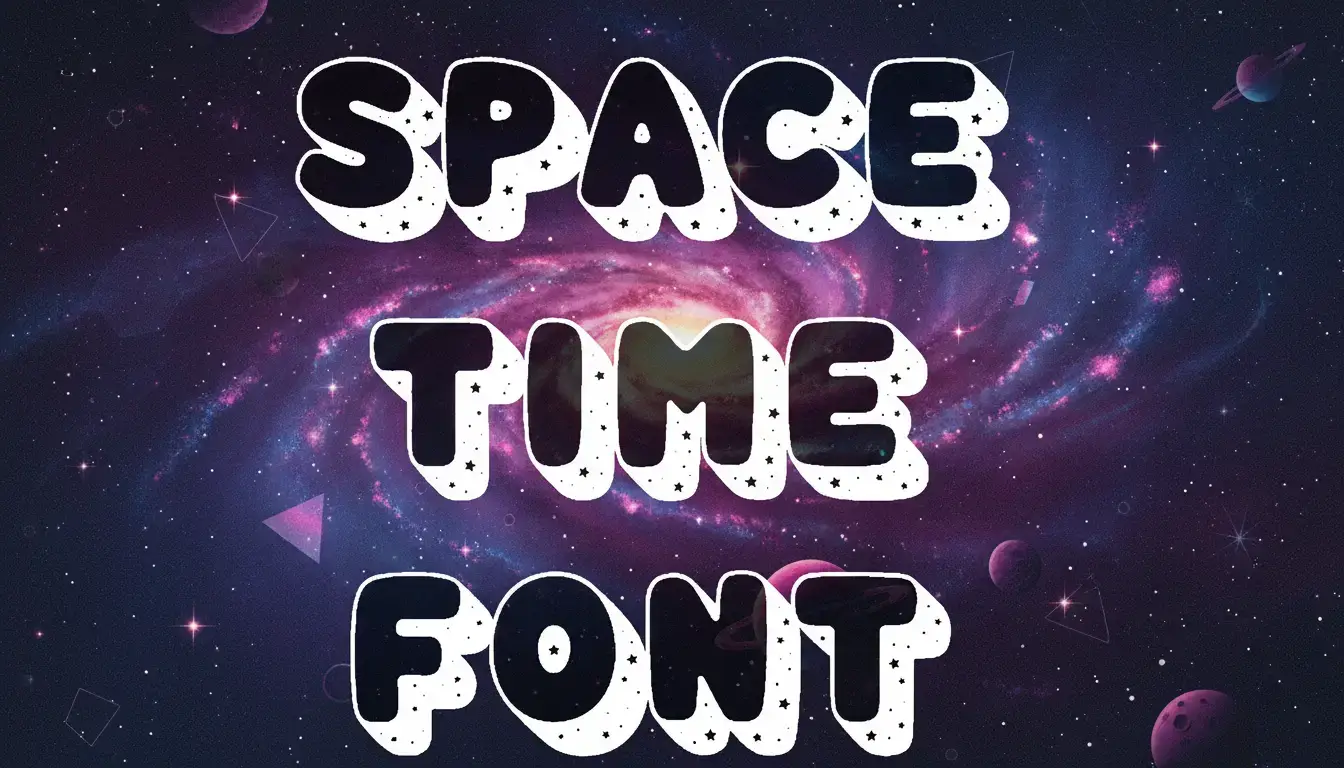 Space Time Font