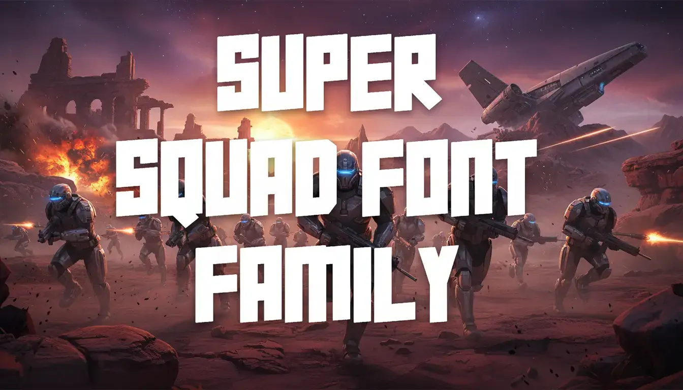 Super Squad Font