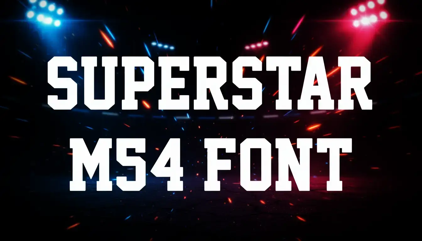 SuperStar M54 Font