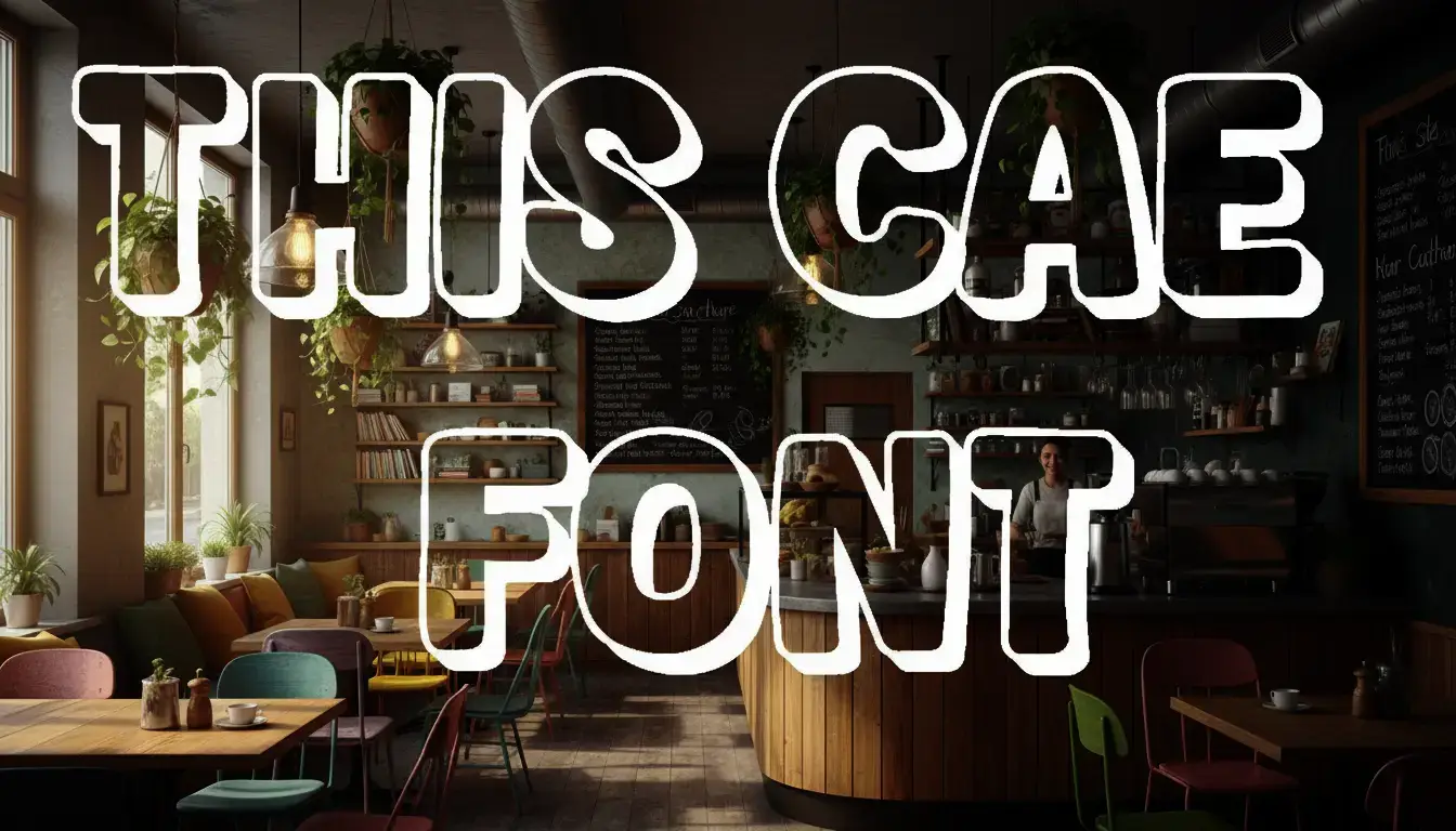 This Cafe Font