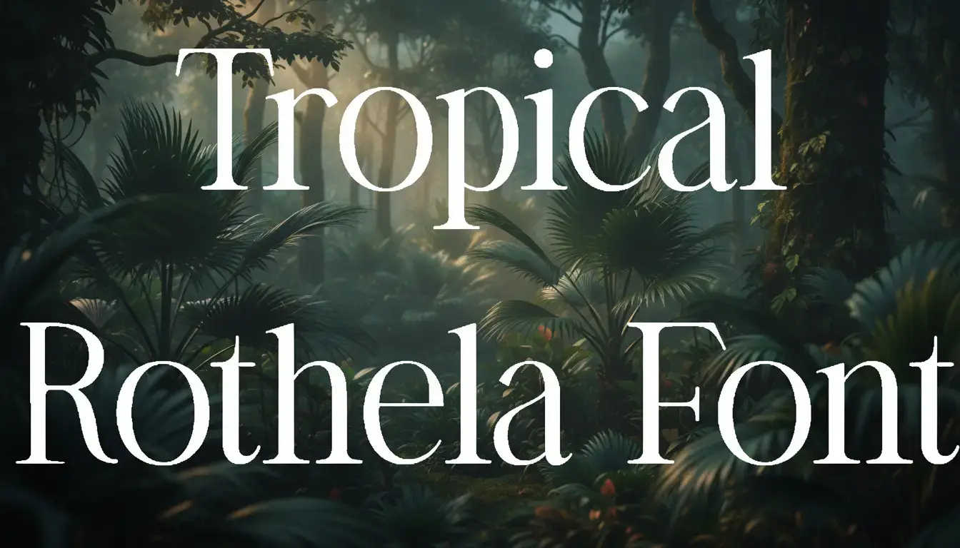 Tropical Rothela Font