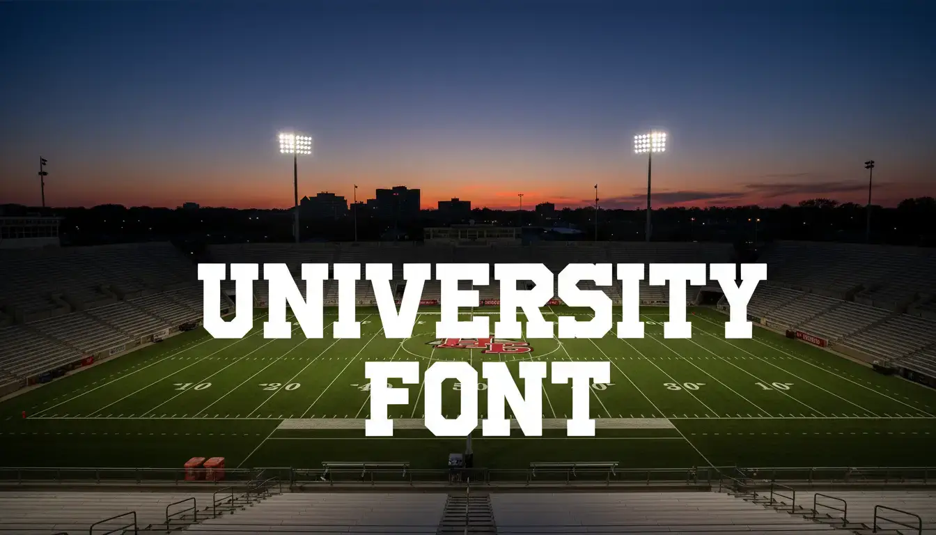 University Font