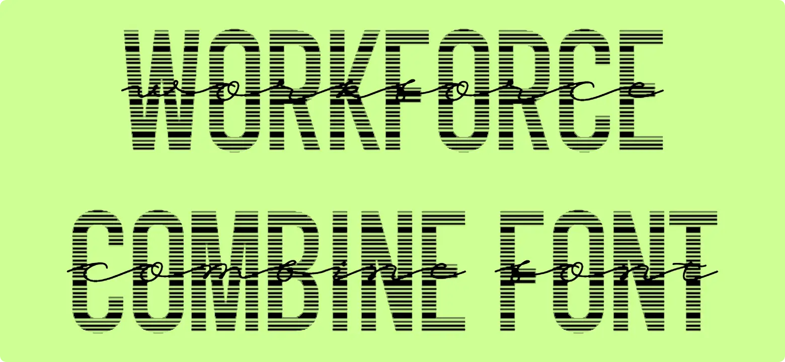 Workforce Combine Font