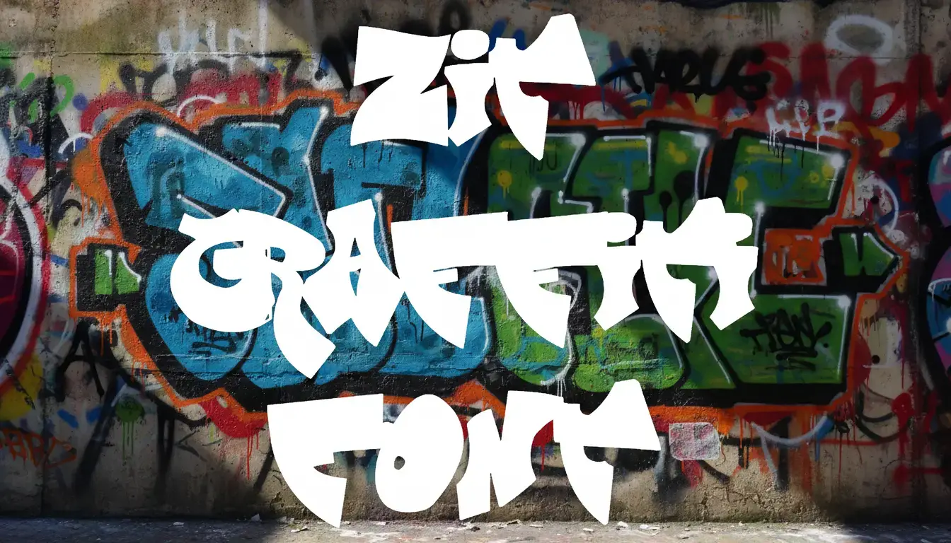 Zit Graffiti Font