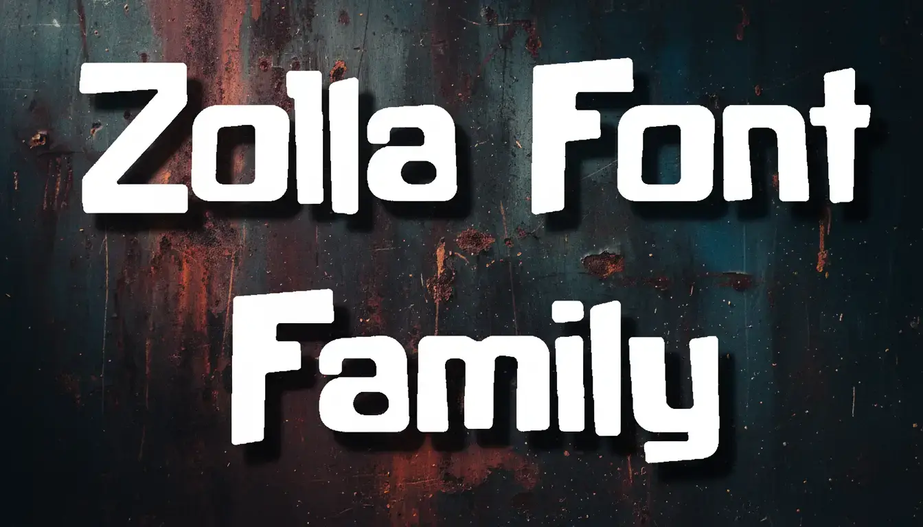 Zolla Font