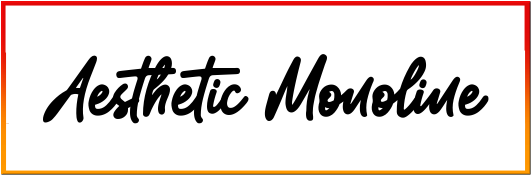 Aesthetic Monoline Font free download