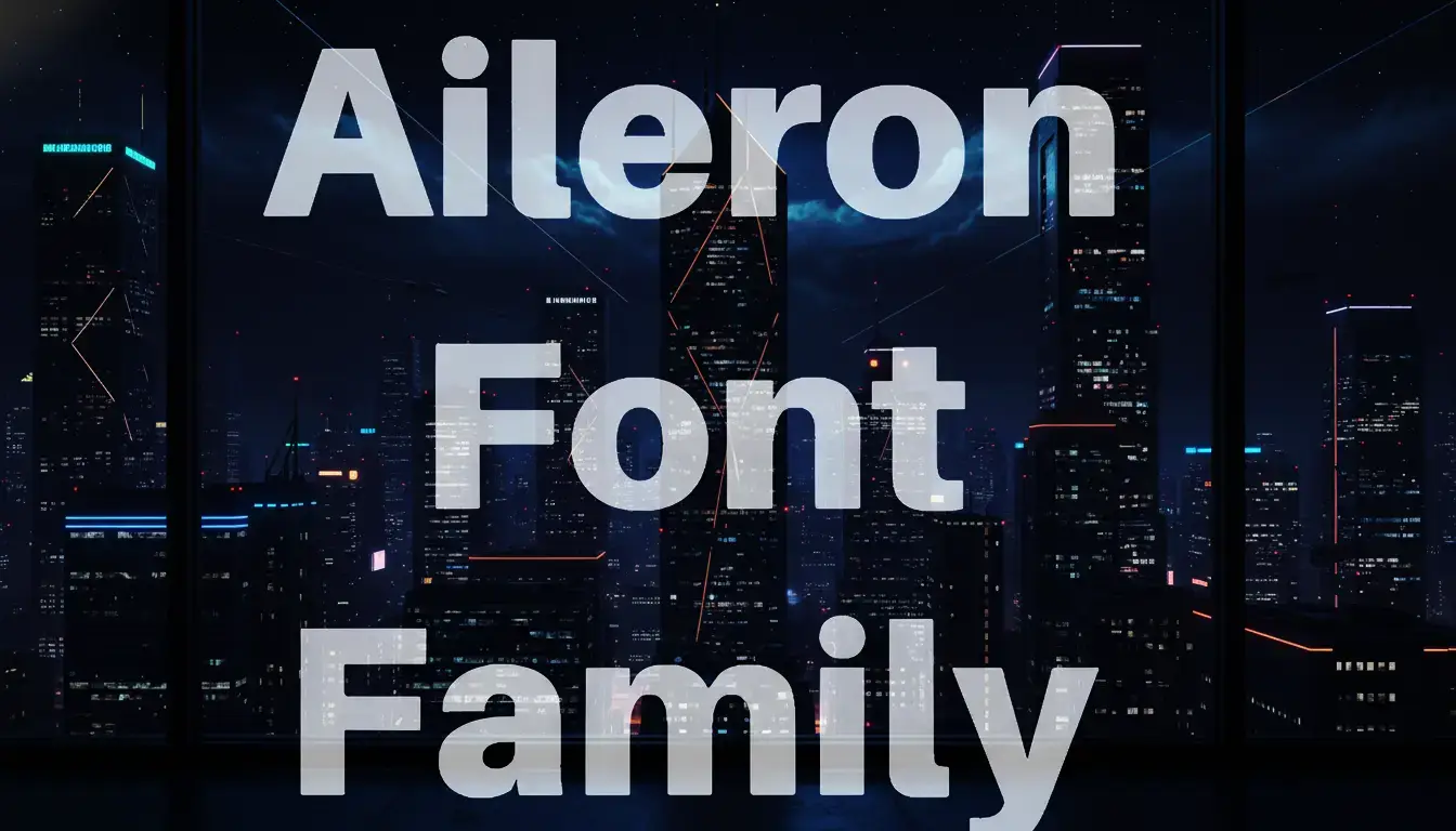 Aileron Font Family