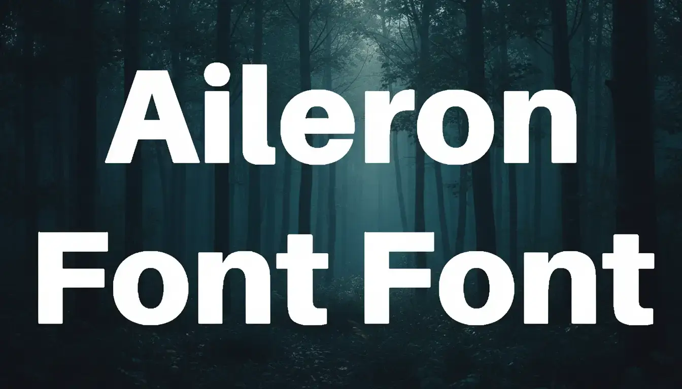 Aileron Font Font