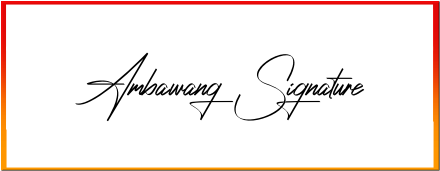 Ambawang Signature Font free download