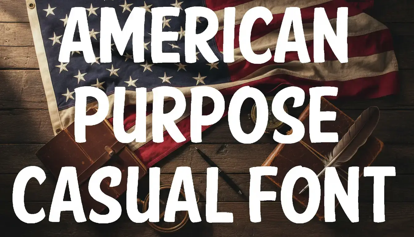 American Purpose Casual Font