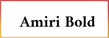 Amiri Font free download