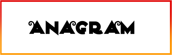 Anagram Font free download