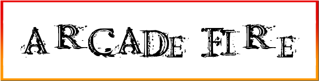 Arcade fire Font free download