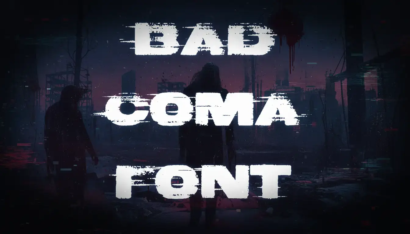 BAD COMA FONT