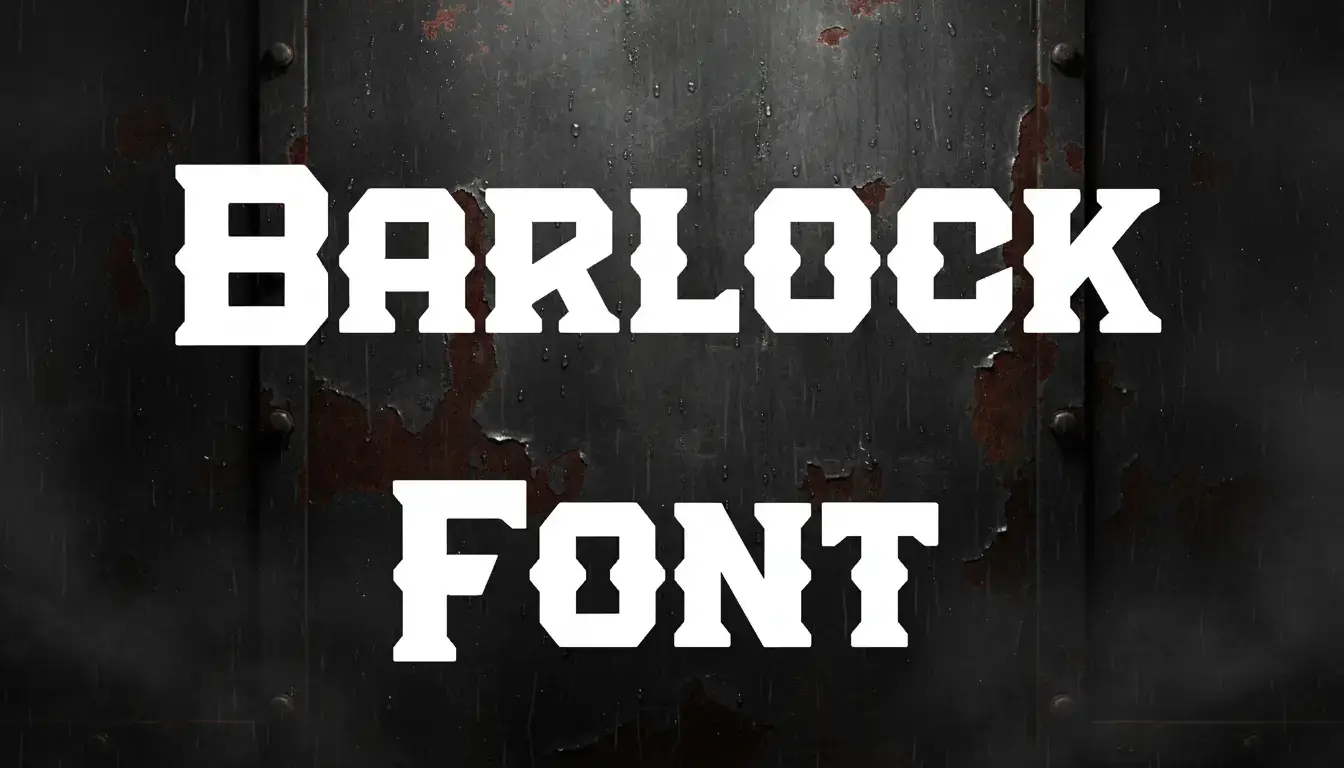 Barlock Font
