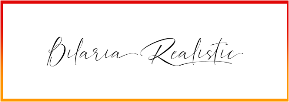 Bilaria Realistic Font style