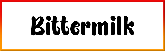 Bittermilk Font free download