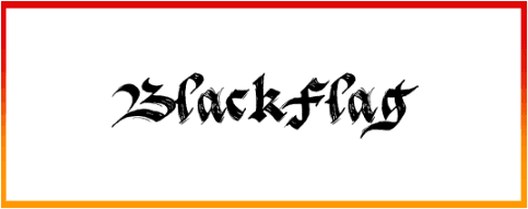 BlackFlag Font free download