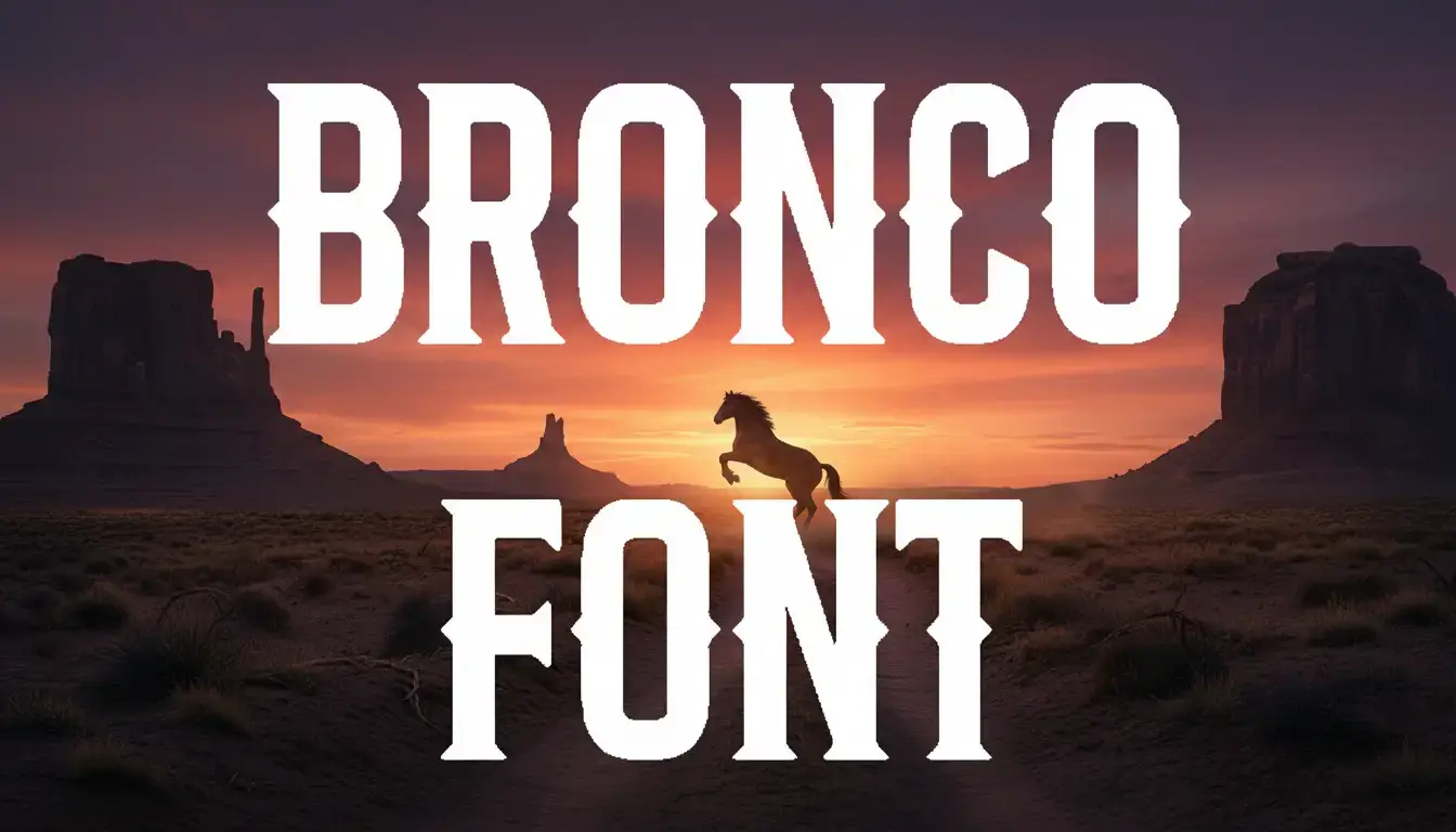 Bronco Font