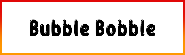 Bubble Bobble Font free Download