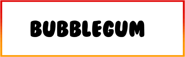 BubbleGum Font free Download