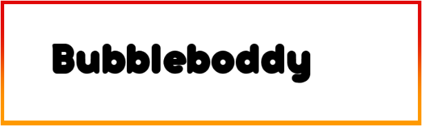 Bubbleboddy Font free download